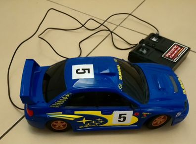 Remote control Subaru racing car with lights - toddler toy