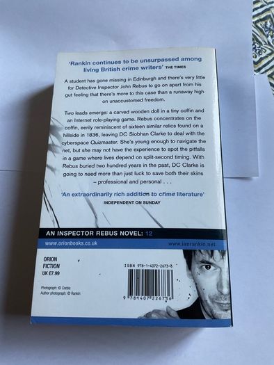 Ian Rankin Inspector Rebus crime series x 6 books