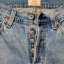 Levi's 501 Curve Ladies Light Blue Denim Jeans W28 L32 Image 5
