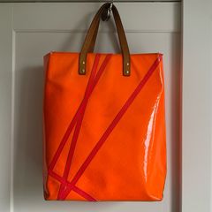 Rare Louis Vuitton Y2K Tote bag Monogram Vernis Robert Wilson Limited