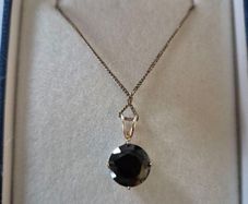 Silver Gemstone Pendant necklace