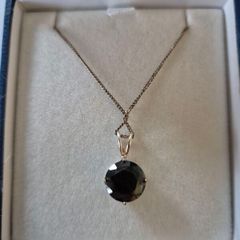 Silver Gemstone Pendant necklace