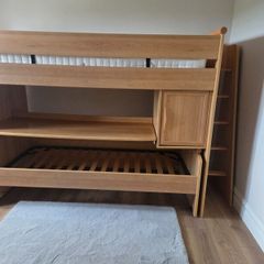Gautien bunk beds and separate high bed  w storage
