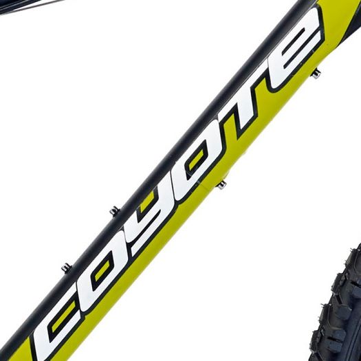18" Coyote Wyoming Gents Alloy FS Disc, 27 Speed, Matt Black