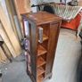 Solid Pine, Book, DVD or CD storage Carousel unit Image 3