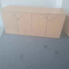 beech double Lockable cabinets