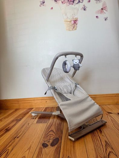 Babylo Gravity Luxe Bouncer - Cashmere/Walnut