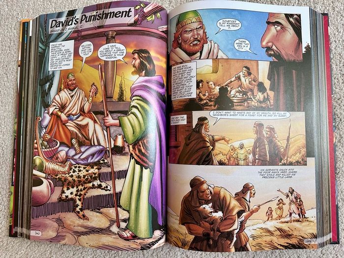 Perfect 1st Communion Keepsake The Action Bible Hardcover Comic for kids