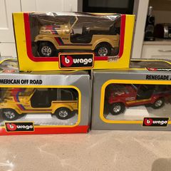 Jeep CJ Collection x 3 Models 1/24 Burago