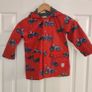 Hatley Boys Red Tractor Waterproof Raincoat - Size 4 Years Image 2