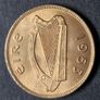 Ireland Excellent 1953 Half Penny Coin Image 4