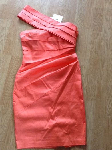 Asos orange dress