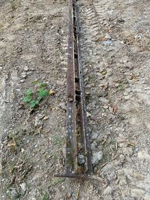 Heavy Duty Steel Scraping Track / Parlor Rail Iron