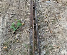 Heavy Duty Steel Scraping Track / Parlor Rail Iron