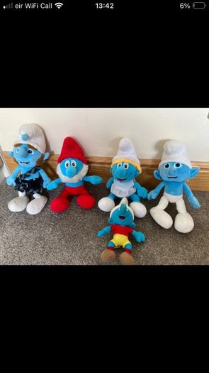 smurfs teddies