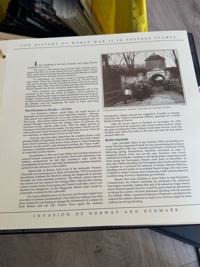 The History of World War II in post stamps