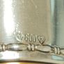 set of German silver napkin rings Image 4