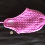 Girls pink fleeced lined Peruvian style cap Image 2