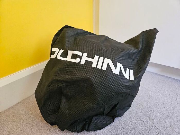 Ducchini Motorcycle Helmet Size L flouro yellow