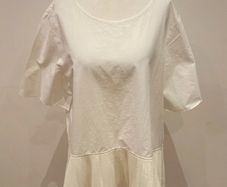 Cos top with pleated hem size 16
