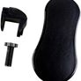 Ergonomic Adjustable Computer Desk Extender Arm Wrist Rest Support/Mouse Pad Desk Chair System Computer Armrest Wrist Rest (Black/ Yellow) Image 2