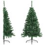 Artificial Half Christmas Tree with Stand Green 120 cm PVC Image 2