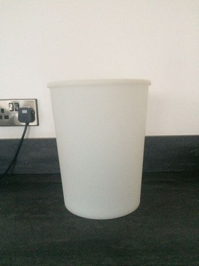 Waste bin plastic container