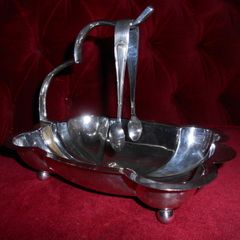Antique Siver Plated Sugar Service