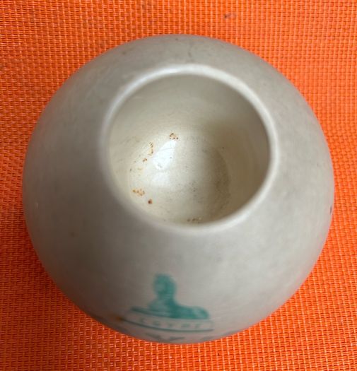 Antique Ceramic Match Holder