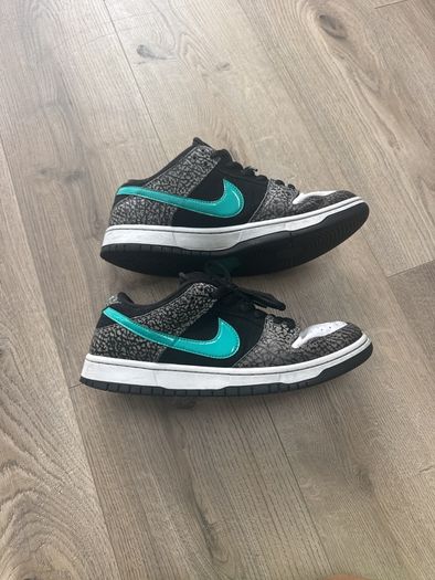 nike dunk sb atmos elephant uk8