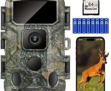 Wifi Trail Camera, 4K 64MP Memory Card