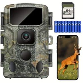 Wifi Trail Camera, 4K 64MP Memory Card