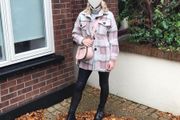 Fleece Check Shacket