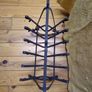 Vintage Wrought Iron Magazine Rack Image 7