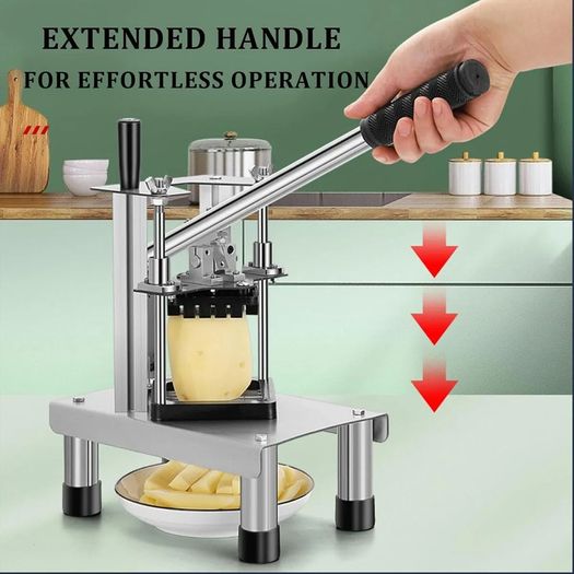 French Fry Cutter Stainless Steel 100kg/h Capacity