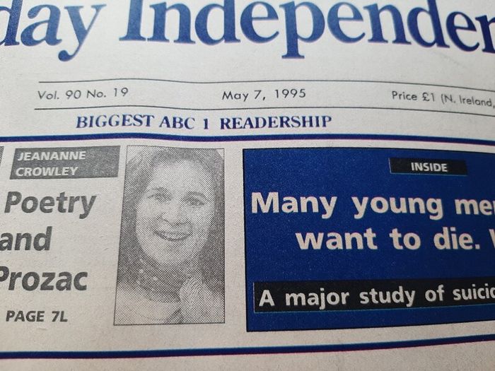 Vintage newspapers from 1994