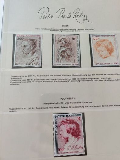 Paul Rubens 55 Pages Stamps Album World Collection