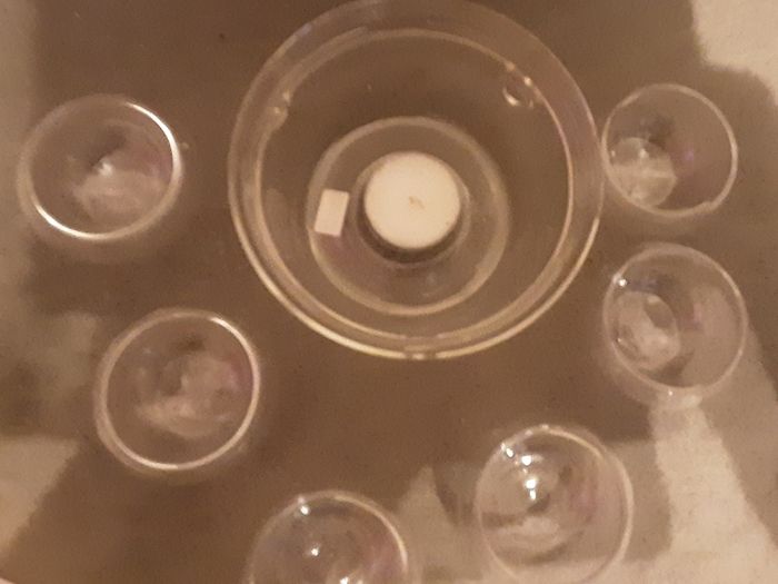 Glass Infusion T- Pot and cup's