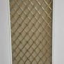 Bespoke Solid Wood Pantry / Cabinet Door with Decorative Brass Mesh Image 2