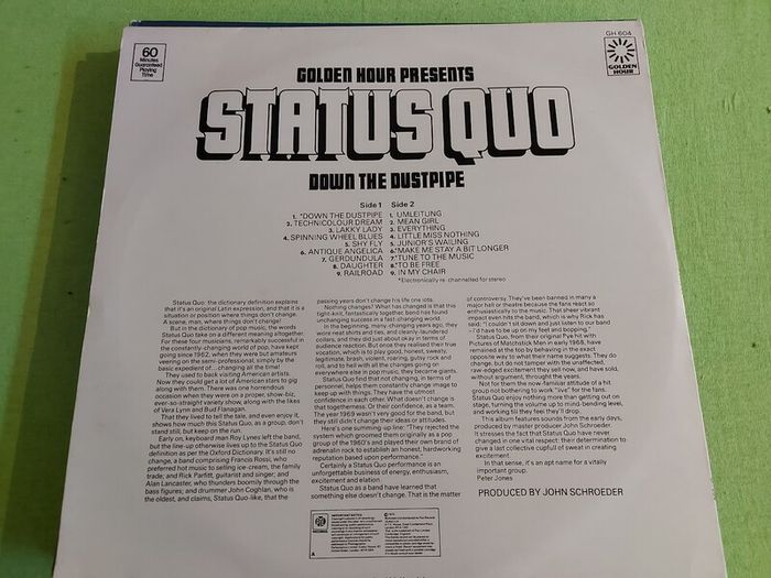Status Quo - Selection Of Vinyl Records - 10e Each + Hundreds More