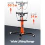 Jack, 600 kg Hydraulic Telescoping Transmission Jack, 81 -170 cm High Lift Floor Jack Stand with Foot Pedal Image 2