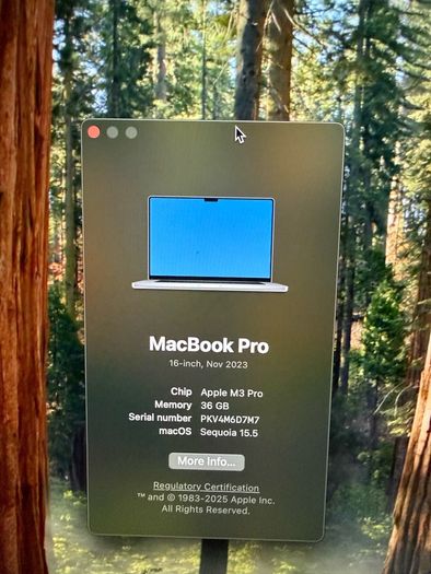 Macbook Pro 16" M3 Pro | Upgraded 36gb Ram | 512gb Ssd | Silver
