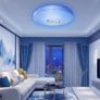 FREE EXPRESS SHIPPING Ceiling Light with Bluetooth Speaker 36W, High Sound Quality ,Cool/Warm White Colour Changing lamp with Remote Control and App,Waterproof Lamp for Bedroom Image 2