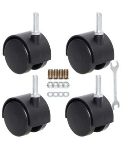 50mm Swivel Stem Caster Wheel with Metric Size M8 No brakes