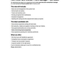Job opportunity