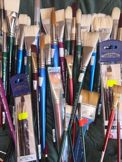 430X Professional Painting Brushes made in England Winsor Newton sable brushes Oil Painting Watercolour Hog bris