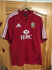 British And Irish Lions Rugby. Official Mens Size Medium Adidas Lions Home Jersey. Tour Of South Africa 2009. Collect In Dublin Or Receive Via Post.