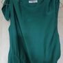 Lillie Rose full length green dress in satin/silk like material Image 2