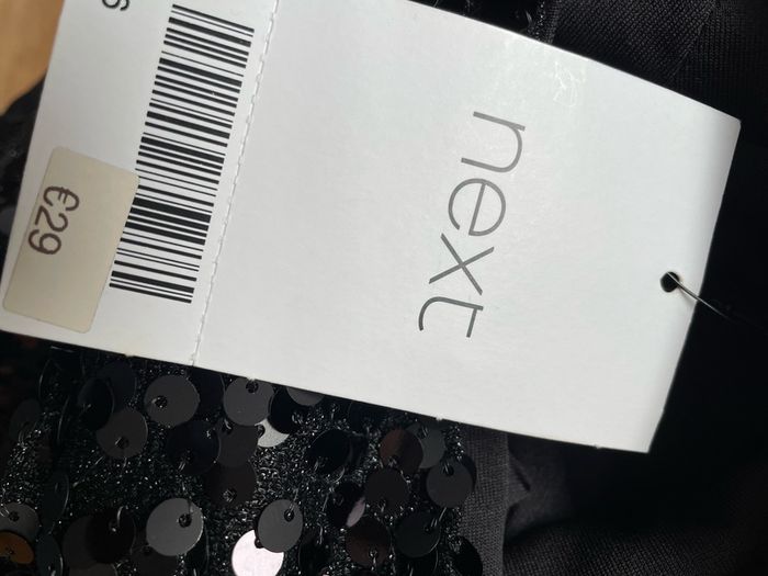 Next sequin black top size 6 New with tags