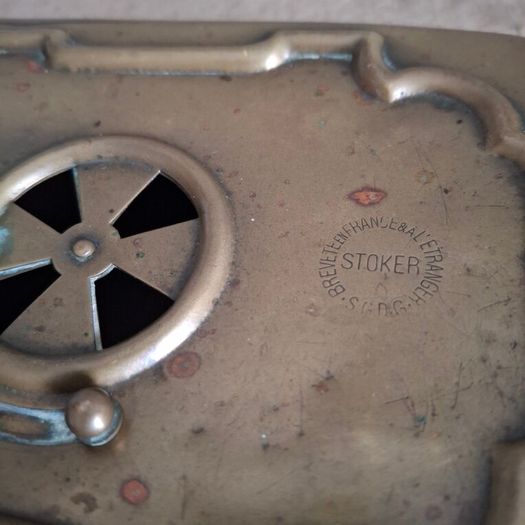 French Brass Chaufferette Foot Warmer